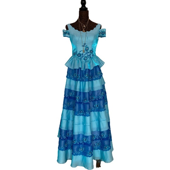 💙 Beautiful halloween  Embroidered dress 💙like brand new / - Picture 7 of 17